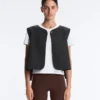 Gilets sans manches matelassés fins en nylon Gilets sans manches matelassés fins en nylon