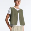 Gilets sans manches matelassés fins en nylon Gilets sans manches matelassés fins en nylon