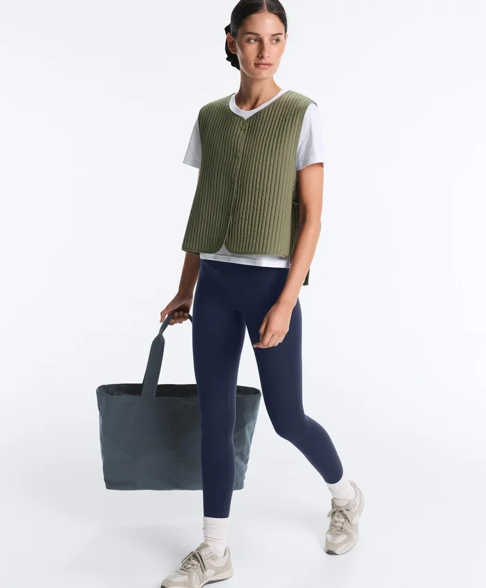 Gilets sans manches matelassés fins en nylon Gilets sans manches matelassés fins en nylon