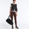 Gilets sans manches matelassés fins en nylon Gilets sans manches matelassés fins en nylon