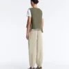 Gilets sans manches matelassés fins en nylon Gilets sans manches matelassés fins en nylon