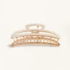 Grande barrette d’accessoires cheveux métallique Grande barrette d’accessoires cheveux métallique