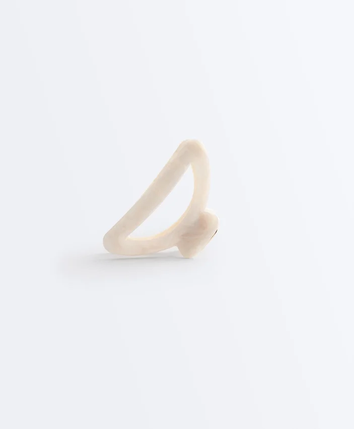 Grande barrette d’accessoires cheveux métallique Grande barrette d’accessoires cheveux métallique