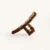 Grande barrette d’accessoires cheveux métallique Grande barrette d’accessoires cheveux métallique