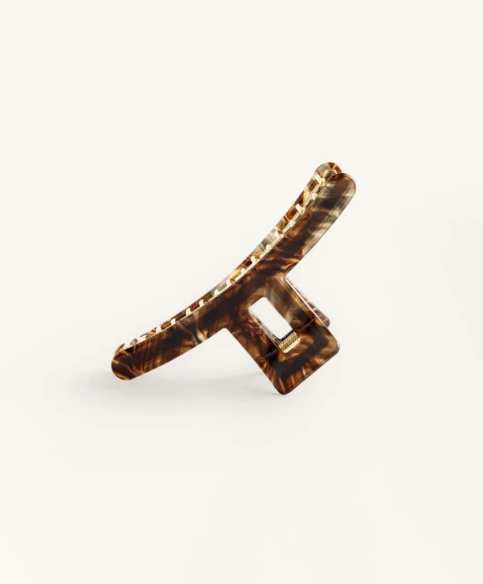 Grande barrette d’accessoires cheveux métallique Grande barrette d’accessoires cheveux métallique