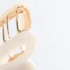 Grande barrette d’accessoires cheveux métallique Grande barrette d’accessoires cheveux métallique