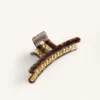 Grande barrette d’accessoires cheveux métallique Grande barrette d’accessoires cheveux métallique