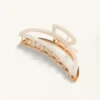 Grande barrette d’accessoires cheveux métallique Grande barrette d’accessoires cheveux métallique