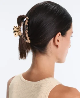 Grande barrette pour les accessoires cheveux en écaille