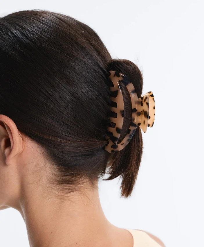 Grande barrette pour les accessoires cheveux en écaille Grande barrette pour les accessoires cheveux en écaille