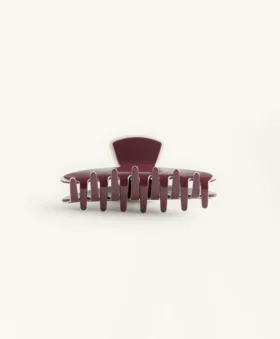 Grande pince à accessoires cheveux avec passepoil