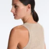 Haut ajusté en tricot côtelé Haut ajusté en tricot côtelé