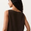 Haut carré 100 % lin Haut carré 100 % lin
