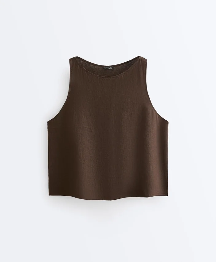 Haut carré 100 % lin Haut carré 100 % lin