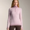 Haut de base thermique en tricot jacquard géométrique Haut de base thermique en tricot jacquard géométrique