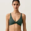 Haut de bikini dos nu à carreaux vichy Haut de bikini dos nu à carreaux vichy
