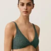 Haut de bikini dos nu à carreaux vichy Haut de bikini dos nu à carreaux vichy