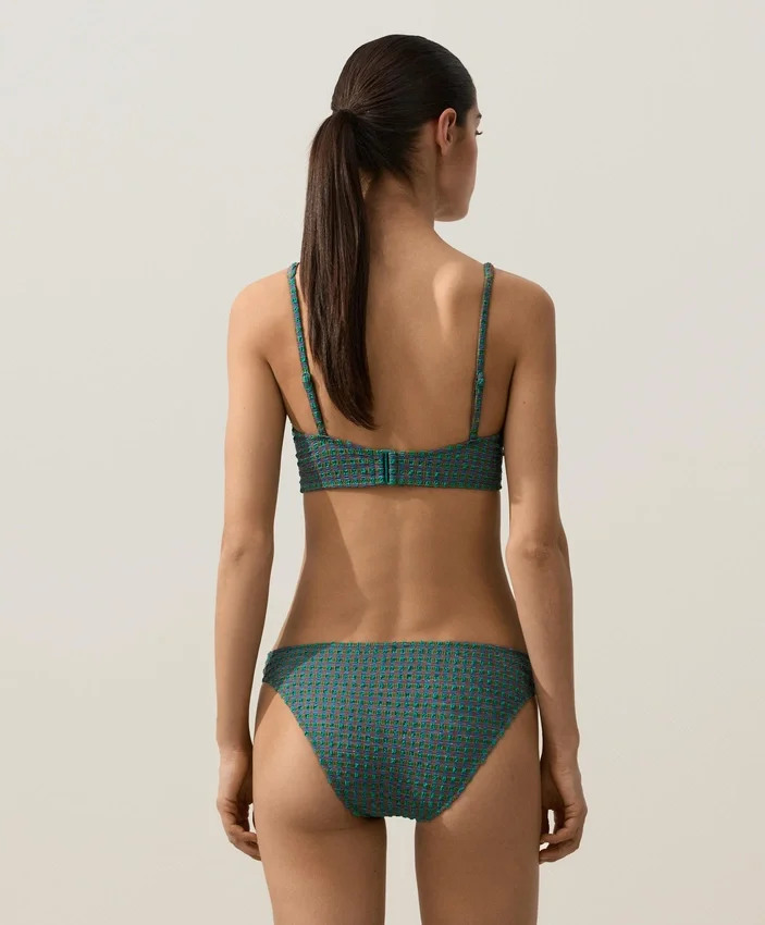 Culottes de bikini classiques à carreaux Culottes de bikini classiques à carreaux