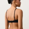 Haut de bikini dos nu à nouer en piqué