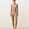 Culottes de bikini classiques à pois en jacquard
