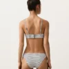 Culottes de bikini classiques à pois en jacquard