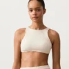 Haut de bikini en crochet à texture bulles