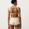 Haut de bikini en crochet à texture bulles