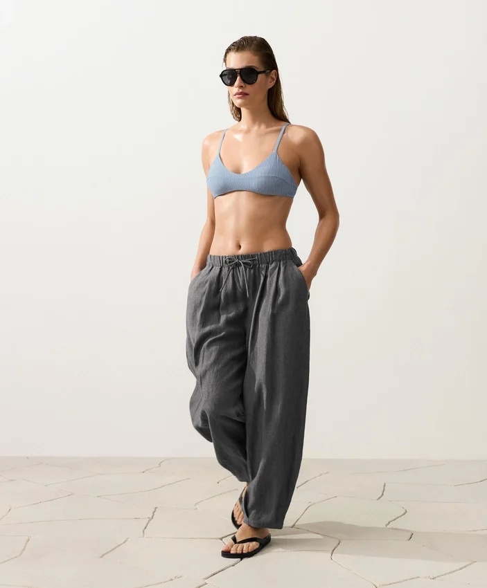 Haut de bikini rayé Haut de bikini rayé