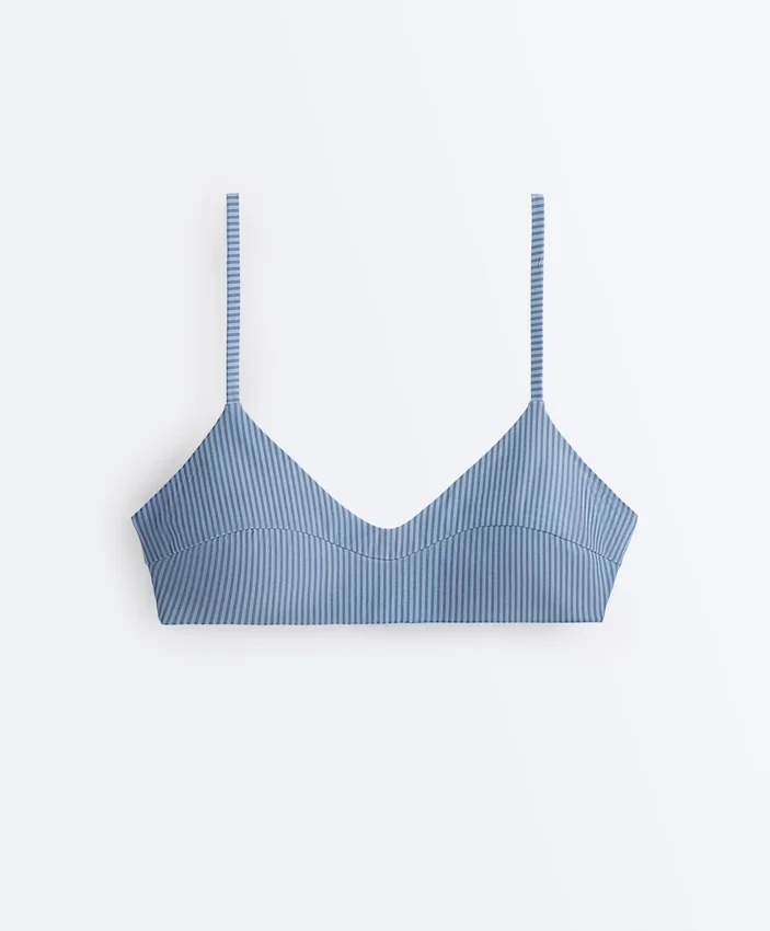 Haut de bikini rayé Haut de bikini rayé