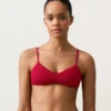 Haut de bikini à texture gaufrée Haut de bikini à texture gaufrée