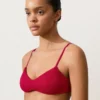 Haut de bikini à texture gaufrée Haut de bikini à texture gaufrée