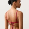 Haut de bikini à texture gaufrée Haut de bikini à texture gaufrée