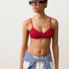 Haut de bikini à texture gaufrée Haut de bikini à texture gaufrée