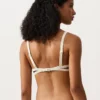 Haut de bikini triangle à bordures contrastées