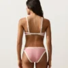 Culottes de bikini classiques à bordures contrastées Culottes de bikini classiques à bordures contrastées