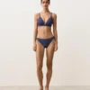 Haut de bikini triangle à carreaux