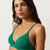 Haut de bikini triangle en piqué Haut de bikini triangle en piqué