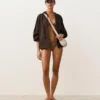 Haut de bikini triangle à mini pois