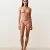 Haut de bikini triangle à rayures Haut de bikini triangle à rayures