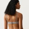 Haut de bikini triangle à rayures Haut de bikini triangle à rayures