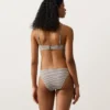 Haut de bikini triangle à rayures Haut de bikini triangle à rayures
