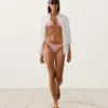 Haut de bikini triangle à rayures Haut de bikini triangle à rayures