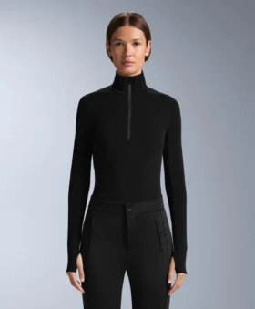 Haut à demi-zip en sous-vêtement thermique