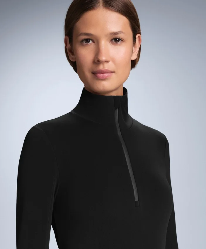Haut à demi-zip en sous-vêtement thermique Haut à demi-zip en sous-vêtement thermique