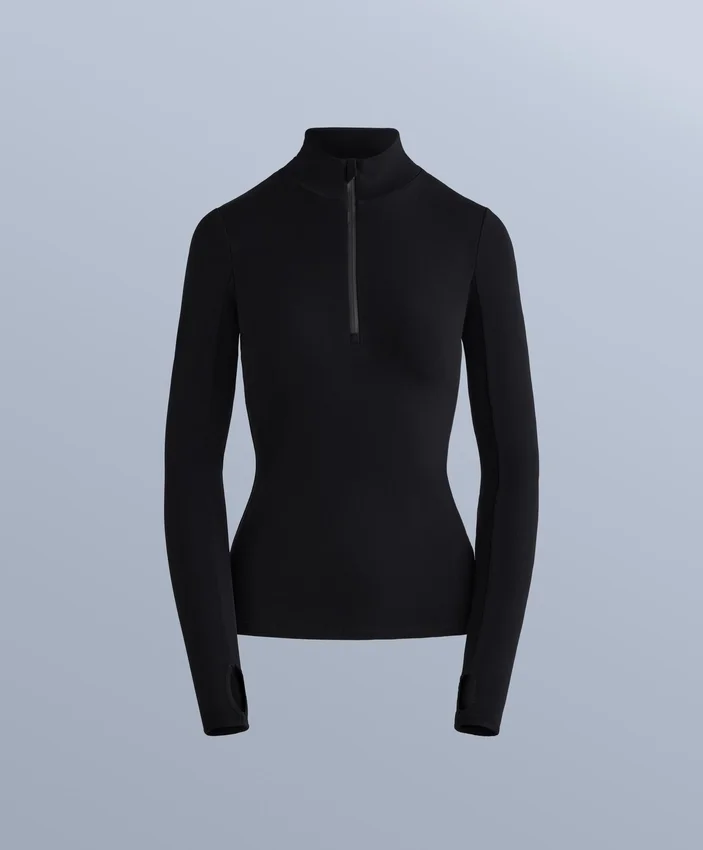Haut à demi-zip en sous-vêtement thermique Haut à demi-zip en sous-vêtement thermique