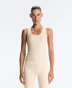 Haut en tricot côtelé