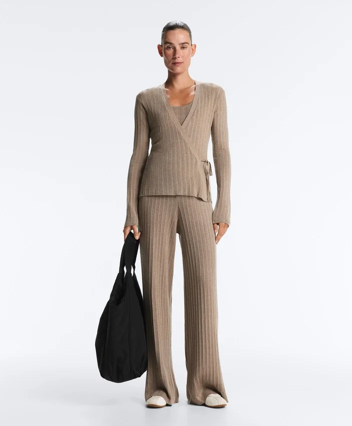 Haut en tricot côtelé Haut en tricot côtelé