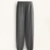 Joggings en modal chiné brossé Joggings en modal chiné brossé