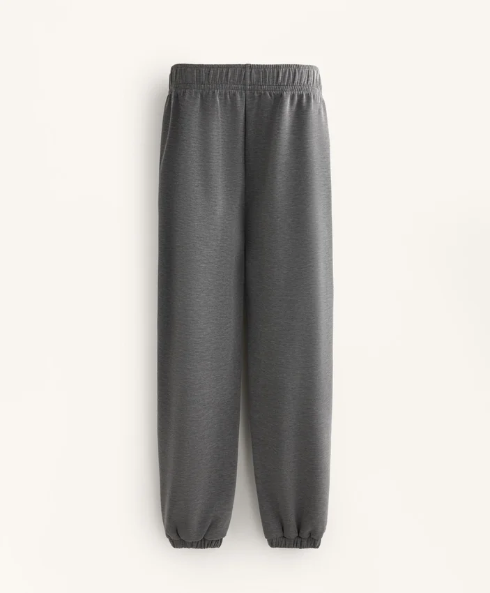 Joggings en modal chiné brossé Joggings en modal chiné brossé