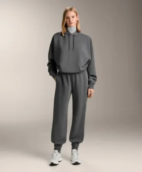 Joggings en modal chiné brossé